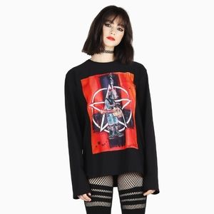 COPY - Blackmilk Lora Zombie Baby Phillip patch sweater L NWT